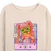 Women's - LOL Surprise! - Play Dazzle Music Lightweight French Terry Wide Neck Long Sleeve Shirt - 2 of 4