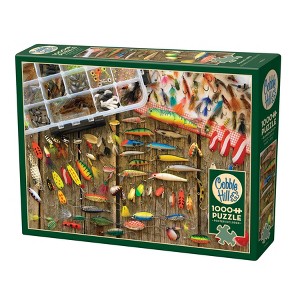 Cobble Hill: Fishing Lures 1000 Piece Puzzle - 1 of 4