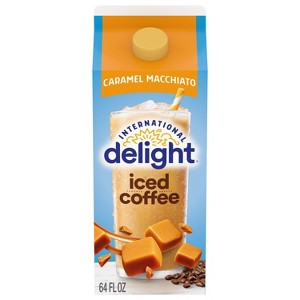 International Delight Caramel Macchiato Iced Coffee - 64 fl oz - 1 of 4