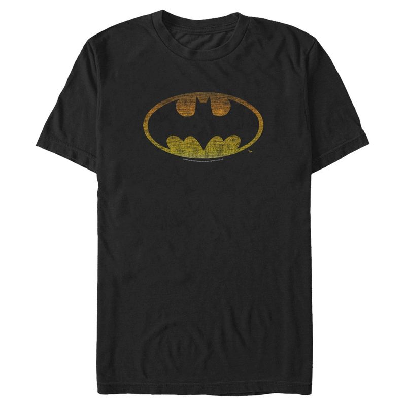 Men's Batman Distressed Classic Logo T-Shirt, 1 of 6