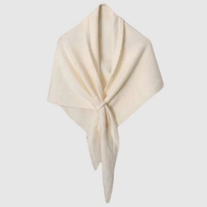 Anna-Kaci Women's Soft Solid Knit Scarf with Draped Shape, Smooth Textured Finish, and Versatile Wrap Styling Design 68.5x45.5x28.5in - 1 of 4