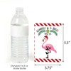 Big Dot of Happiness Flamingle Bells - Fill-in Tropical Flamingo Christmas Party Invitations (8 Count) - image 3 of 4