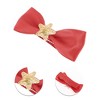 Unique Bargains Girl's Cute Butterfly Flowers Bow Hair Clips Red Green 5 Pcs - 3 of 3