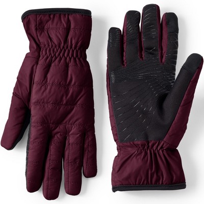Lands' End Women's Wanderweight Quilted EZ Touch Screen Gloves