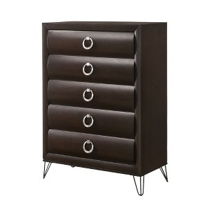 PAGED Dresser with Drawers Industrial Style Storage Cabinet with Side Metal Glides for Living Room, Hallway, Office - 1 of 4