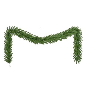 Puleo 9'x10" Missouri Spruce Artificial Green Christmas Garland - 1 of 4