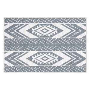Sussexhome Memorial Collection Cotton Heavy Duty Low Pile Area Rug , 2' x 3' - 1 of 4