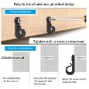 10pcs /Box Holiday Lights Hanger Hooks With Phillips Screw For Wire And Led Light(White) - 4 of 4