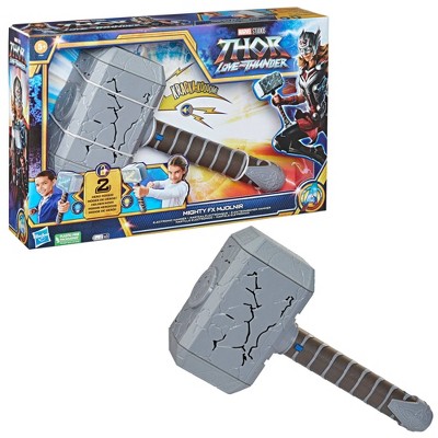 Marvel Studios' Thor: Love and Thunder Mighty FX Mjolnir Electronic Hammer, image 4 of 10 slides