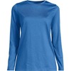 Lands' End Women's Relaxed Supima Cotton Long Sleeve Crew Neck T-Shirt - 3 of 4