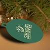 Saint Leo University Primary Logo Aluminum Holiday Christmas Tree Ornament  3.0" (7.6 cm) x 3.37" (8.6 cm) - 4 of 4