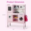 Infans Kids Pretend Kitchen Play Set Toddler Toy Wooden Chef Height Adjustable w/Sounds - 2 of 4