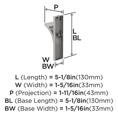 Polished Chrome Single Prong Decorative Wall Hook