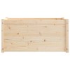 vidaXL Garden Planters 2 pcs White 60x31x31 cm Solid Pinewood - 4 of 4