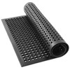GRIDMANN Commercial Restaurant Floor Mats, Anti-Fatigue, Non-Slip and Grease Resistant Rubber Kitchen Drainage Mats, Black - 3 of 4