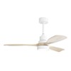 48 Inch Modern Ceiling Fan with Light and Remote Solid Wood Blades Noiseless Reversible DC Ceiling Fan For Bedroom Patio - 2 of 4