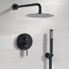 PROOX 2-Handle 2-Spray Round High Pressure Shower Faucet with 10 in. Rain Shower Head - 2 of 4