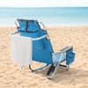 FURNIinspire Outdoor Portable Chair Adjustable Back Lightweight Design for Beach and Picnic, Blue, 24.8"*25.6"*32.28" - 2 of 4
