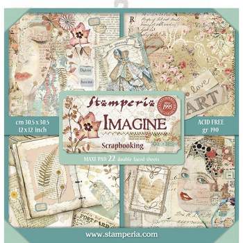 PIGGY TALES - Scrapbooking/Paper Crafting 12 x 12 Paper with Chipboard  Letters
