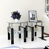Modern Tempered Glass Tea Table Coffee Table End Table - 3 of 4