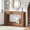 MAYEERTY Farmhouse Console Table, 55" Hallway Sofa Table With Geometric Base - 3 of 4