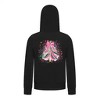 Everyday Kids Christmas Collection Pink & Gold Splatter Tree Girls Zip Up Hoodie – Holiday Sweatshirt - 2 of 4