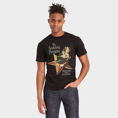 Men's Smashing Pumpkin Short Sleeve Graphic T-Shirt - Black