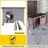 Aivituvin Wooden Heavy Duty Dog Crates House| Strong Iron Frame|Medium & Large-AIR73/74/75/76 - 3 of 4