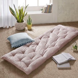 KWPZQEB Foldable Poly Chenille Light Weight Lounge Floor Pillow Cushion Tufted Seat for Meditation, Game Playing, Yoga, Reading-27"W x 74"L - 1 of 4