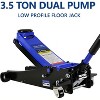 3.5 Ton Low Profile Floor Jack, Hydraulic Jack with Dual Pumps,7000 Lbs Capacity Heavy Duty Lifting Stand with Long Handle, Lifting Range 4"-21" - 4 of 4