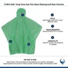 CTM Kids' Vinyl One Size Fits Most Waterproof Rain Pullover - 3 of 4
