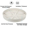 Unique Bargains Lightweight Sturdy Durable Stylish Appearance Plant Saucers 4 Pcs - 4 of 4