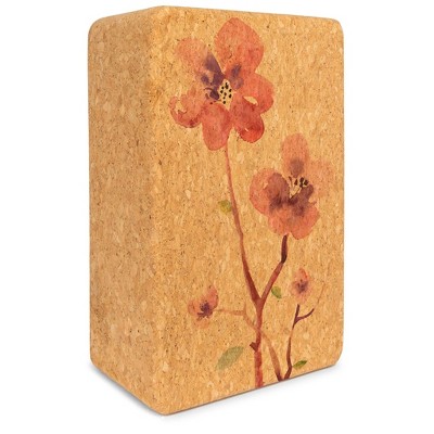 Yoloha Yoga - Blossom Cork Yoga Block