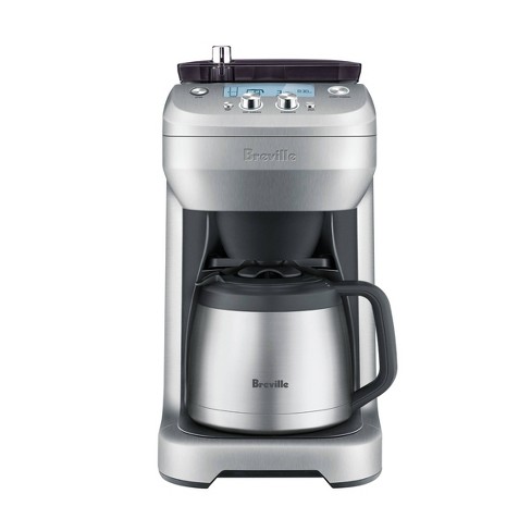 Breville 12c Grind Control Drip Coffee Maker Brushed Stainless Steel  Bdc650bss : Target