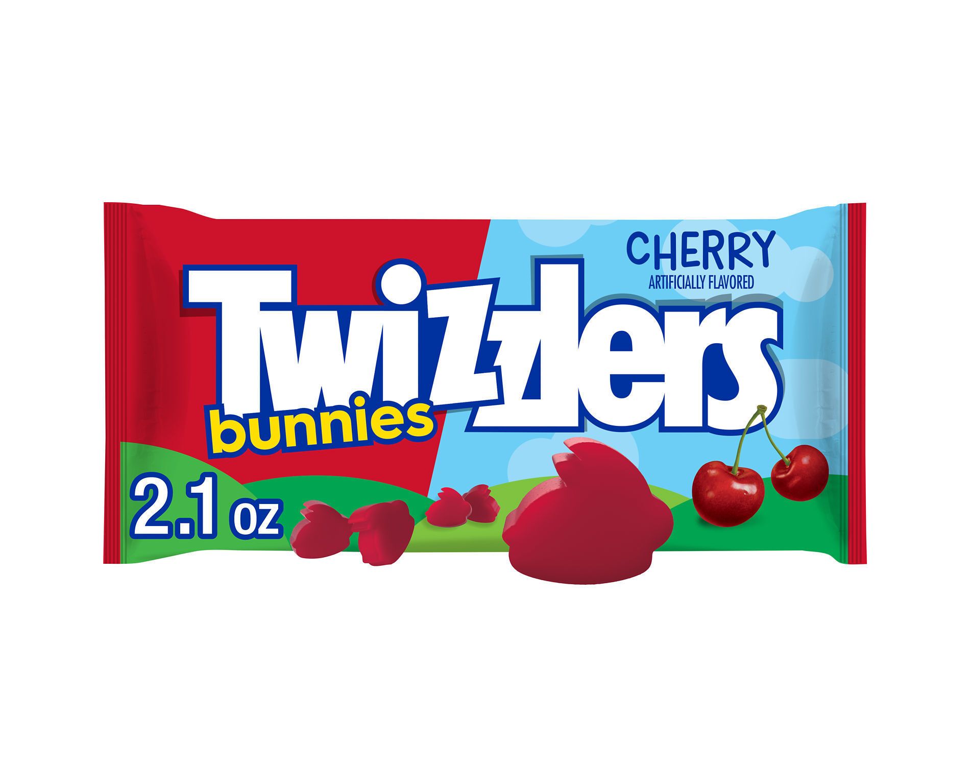 Twizzlers Cherry Flavored Bunnies Easter Candy - 2.1oz