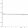 Black Bow Jewelry 1.7mm, Sterling Silver Diamond Cut Solid Rope Chain Bracelet - 4 of 4