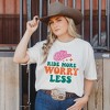 Simply Sage Market Women's Ride More Worry Less Short Sleeve Garment Dyed Tee - 2 of 2