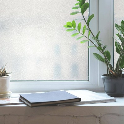 Mini Mosaic Clear Vinyl Privacy Window Film, 17.8" x 78.7"