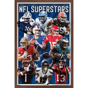 Trends International NFL League - Superstars 25 Framed Wall Poster Prints - 1 of 4