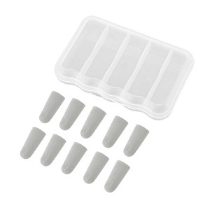 Unique Bargains Chalk Head Shape Swimming Ear Plugs 5 Pair - 1 of 4