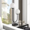 Hudson and Canal 2-Light Table Lamp with Glass Shades - 3 of 4