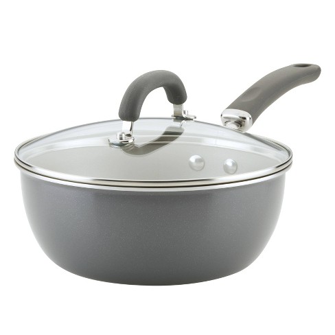 Rachael Ray Create Delicious 12.5 Aluminum Nonstick Deep Skillet Gray :  Target