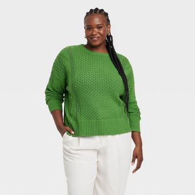 Women's Crewneck Tunic Pullover Sweater - A New Day™