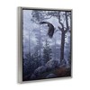 Stupell Industries Eagle Flying Woodland Scene Floating Frame Canvas Art - 2 of 4