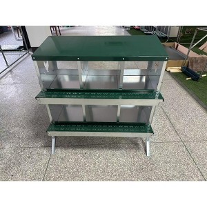 Chicken Nesting Box, Fully Galvanized with A Nested Exclusive Design, Wall-Mounted Chicken Habitat Pet Home - 1 of 3