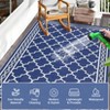 Outdoor Rug, Waterproof Reversible Patio Carpet,  Print Camping Rug, Geometric RV Mat for Deck, Balcony, Picnic & Beach - 3 of 4