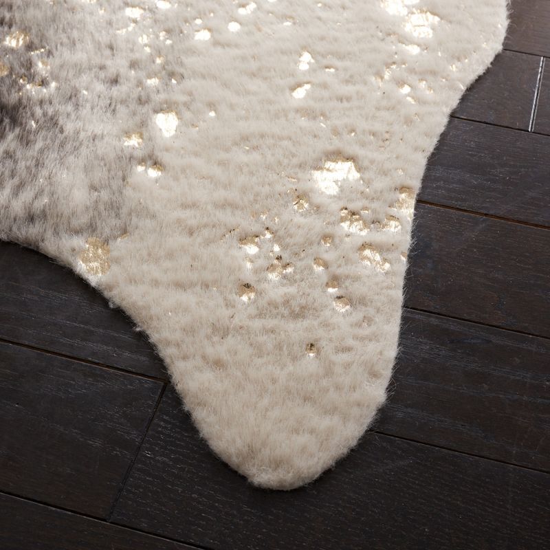 Faux Cow Hide FCH205 Power Loomed Area Rug  - Safavieh, 3 of 7