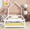 Twin Size Wood Floor Bed with House-shaped Headboard - 2 of 4