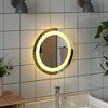 vidaXL LED Bathroom Mirror Transparent Glass Medium LED Bathroom Mirror - 3 of 4