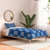 Deny Designs Twin/ Twin Extra Long Showmemars Contrasting Blues Comforter and Pillow Sham Blue - 2 of 4